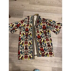 Jacket Blazer women  Floral Multicolor Open Front